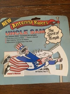 Uncle Sam Antenna Riders Sealed Pkg Vintage NEW - Picture 1 of 1