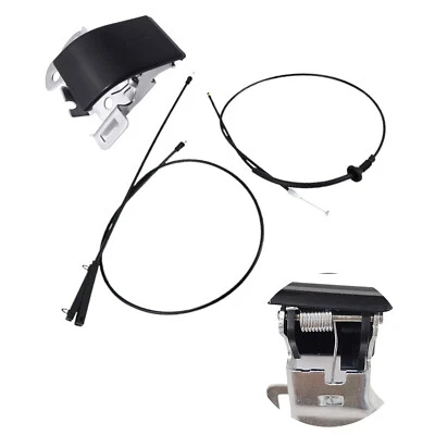 For 2007-2013 Mini Cooper R55 R56 R57 Hood Release Handle + Cable Set - Image 1 of 4
