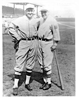 Foto de 8x10 Ty Cobb & Tris Speaker Philadelphia Athletics Hall of Famer Foto 1 de 2