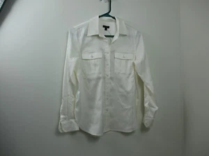 NEU Talbots Shirt Damen P 0 Petite Ivory Oberteil Knopfleiste Bluse Damen - Bild 1 von 15