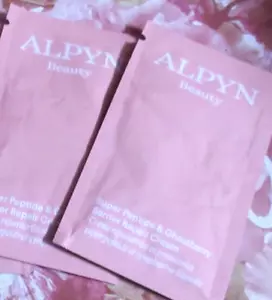 2 X Alpyn Beauty Super Peptide & Ghostberry Barrier Repair Cream 3mL X 2 Trials - Picture 1 of 2
