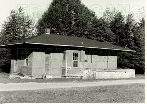 8D539 RP 1986 SOUTHERN RAILROAD STATION PERRY SC - Picture 1 of 1