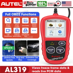 Autel Autolink AL319 Code Reader OBD2 CAN OBDII Auto Car Diagnostic Scanner Tool - Picture 1 of 12