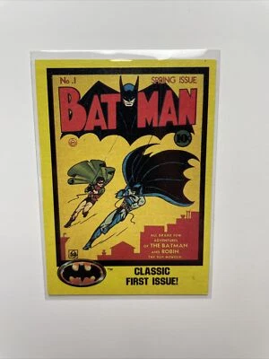 1989 Batman Spring Issue Trading Card Robin No. 1 VTG DC COMICS 232 - Image 1 of 4