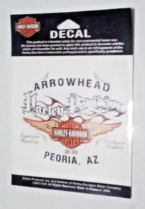 Calcomanía/pegatina Harley Davidson punta de flecha Peoria AZ - Imagen 1 de 1