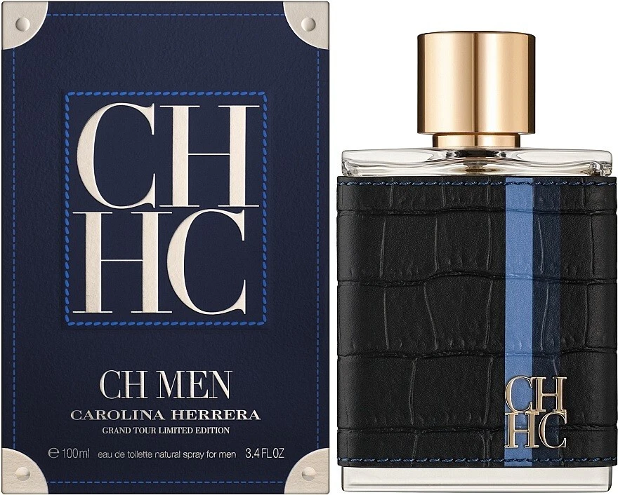 100 Authentic Carolina Herrera CH Men Grand Tour Limited Edition 100ml
