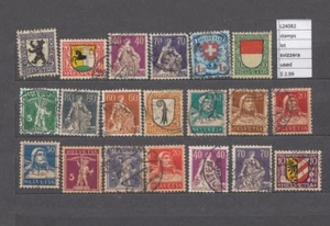 LOTTO FRANCOBOLLI SVIZZERA USATI (L24082) - Foto 1 di 1