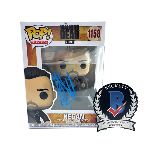 JEFFREY DEAN MORGAN SIGNED AUTOGRAPH FUNKO POP THE WALKING DEAD BECKETT BAS COA Cover