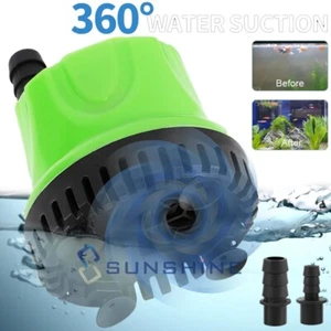 Bomba utilitaria Acuario 1000GPH bomba de sumidero sumergible para agua limpia con 2 boquillas - Imagen 1 de 20