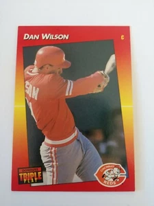 1992 TRIPLE PLAY DAN WILSON CINCINNATI REDS #241 BASEBALL CARD - Picture 1 of 2