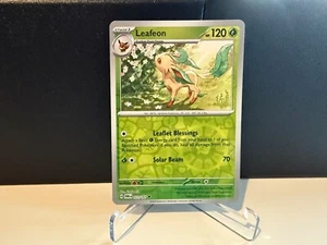 2024 Pokemon TCG Leafeon 011 Twilight Masquerade Reverse Holo U Card NM+ - Picture 1 of 1