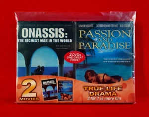 Onassis Richest Man in The World (1988) Passion and Paradise (1989) 2 DVD St NEW - Picture 1 of 5