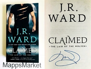 SIGNED IN PERSON Claimed by J.R. Ward 1st/1st (2021, Paperback) APOLLYCON - Picture 1 of 14