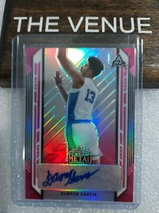 2021-22 Leaf Metal - PURPLE AUTO #BADG1 Dawson Garcia RC 21/25 UNC Tarheels - Picture 1 of 2