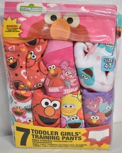 Sesame Street  Training Pants Toddler Girl's  Underwear 4T - Picture 1 of 6