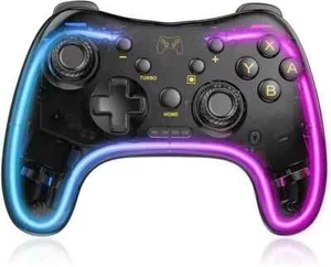 Wireless Pro Controller Switch Steam Deck PC Android 6-Axis gyro Hellcool - Afbeelding 1 van 5