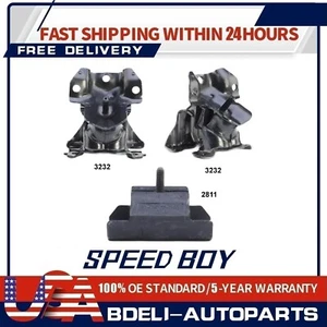 Engine & Trans Mount 3Pcs Set for Chevrolet Silverado 1500 2007-2013 V8 4.8L RWD - Picture 1 of 5