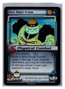1x DBZ CCG AZUL CRUZ DERECHA 56 HOLO FOIL ANDROID SAGA SCORE DRAGON BALL Z - Imagen 1 de 1