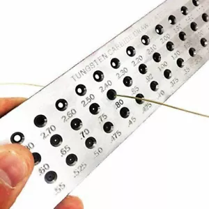 Piastra di traino filo carburo di tungsteno per fare barra di trazione rotonda multi dimensioni - strumento gioielli - Foto 1 di 8