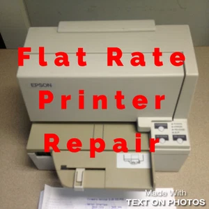 EPSON TM-U590 Flat Rate Repair including all parts & labor 6 Month Warr. M128B - Picture 1 of 1