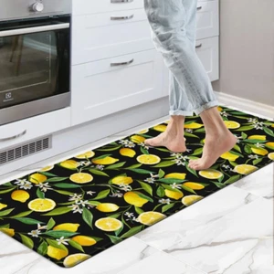 Lemon Kitchen Mats, Kitchen Mats for Floor, anti Fatigue Mats for Kitchen Floor - Picture 1 of 12