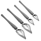 4pcs Chocolate Dipping Tools Spoons for Dessert Art