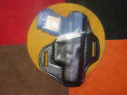 Black  leather holster for Glock 30  Kwik & Free