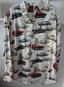 Clearwater Outfitters Men's Long Sleeve Button Down Shirt Cars XL New No Tags - Picture 1 of 6