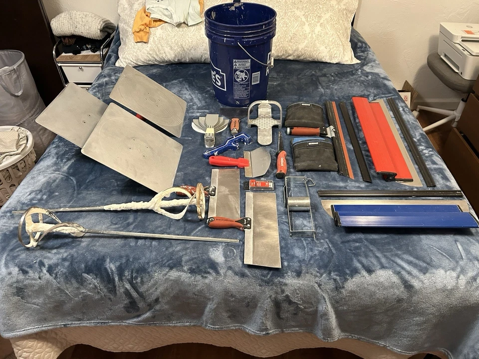 Lowe's Blue ведро инструментов и расходных материалов для гипсокартона 5 галлонов сделай сам и профессиональное - Изображение 1 из 1