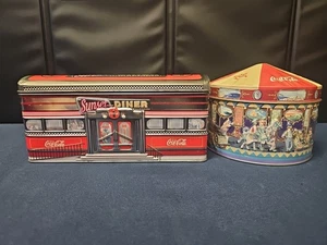 Retrò Coca-Cola Sunset Diner + Giostra Latta da Collezione - Foto 1 di 19