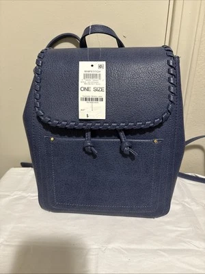 Mochila Style & Co Whip-Stitch para mujer talla única azul luz de luna a presión magnética Foto 1 de 2