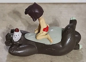 Lote de figuras de PVC The Jungle Book Mowgli & Baloo de colección de aplausos de Disney - Imagen 1 de 10