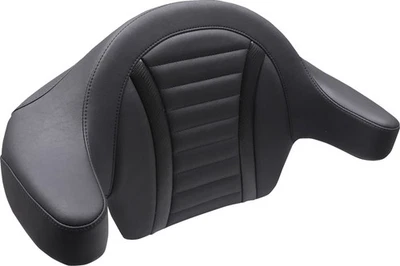 Respaldo de brazo de pasajero extendido Deluxe Touring negro para Harley Touring 88403 Foto 1 de 2