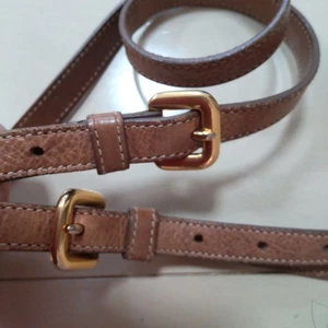 PRADA Schultergurt für Crossbody braun Leder Damen Tasche Accessoire - Bild 1 von 6