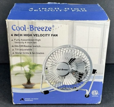 Cool-Breeze® 4 INCH HIGH VELOCITY FAN - Image 1 of 4