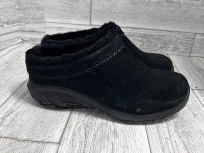 Merrell Encore Ice 4 J002028W Mujer Negro Ancho Gamuza Mocasín Zapatos Planos 5 Foto 1 de 4