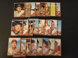 1962 Topps Baseball 24 Card Lot - Poor - #4 - Picture 1 of 2