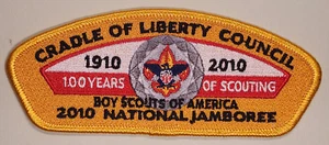 Cradle of Liberty Council - 2010 National Jamboree CSP / JSP - BSA SA Parche - Imagen 1 de 2