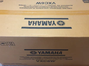 Yamaha VXC6W In-Ceiling Speakers - 8 Ohm / 100 V / 70 V - Pair - White - New - Picture 1 of 1