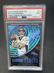 2016 Panini Prime Signatures Timers Cosmic /100 Peyton Manning PSA 9 MINT HOF - Picture 1 of 2