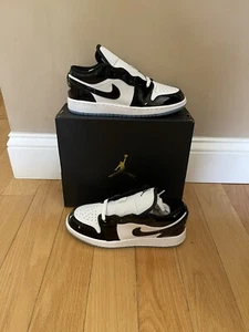 Air Jordan 1 Low SE GS White / Concord Black DV1333-100 4.5Y - Women’s 6 - Picture 1 of 4