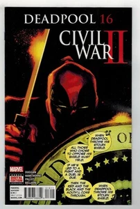DEADPOOL #16 - RAFAEL ALBUEQUERQUE COVER - CIVIL WAR II TIE-IN - MARVEL/2016 - Picture 1 of 1