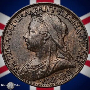 Great Britain 1900 Farthing 1/4d GB4475 - Picture 1 of 2