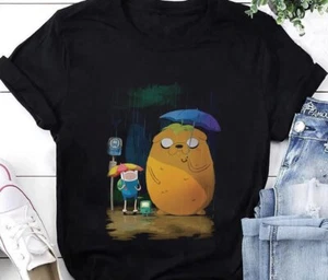 T-Shirt Adventure Time Spirited Away in the Rain - Bild 1 von 2