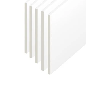 Tablero plano de plástico PVC de 150 mm plafón/utilitario/revelación/rodal - blanco - 1 m - Imagen 1 de 3