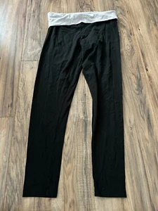 Victoria's Secret Mujer Atlético Yoga Correr Leggings Medianos Negros - Imagen 1 de 4