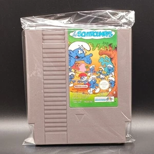 Nintendo NES Spiel: Die Schlümpfe Französische Version, nur Modul - Imagen 1 de 2