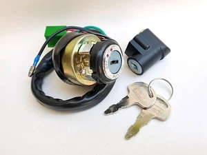 Suzuki GT100 A100 RV90 RV50 AS100 TS 50 75 Ignition Light Switch SET Steer Lock - Picture 1 of 3