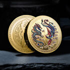 1pc Prosperity Dragon and The Phoenix Traditional Commemorative Coin Gold Silver