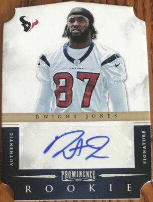 2012 Panini Prominence Rookie Autograph Dwight Jones #176 #’d /499 - Image 1 of 2